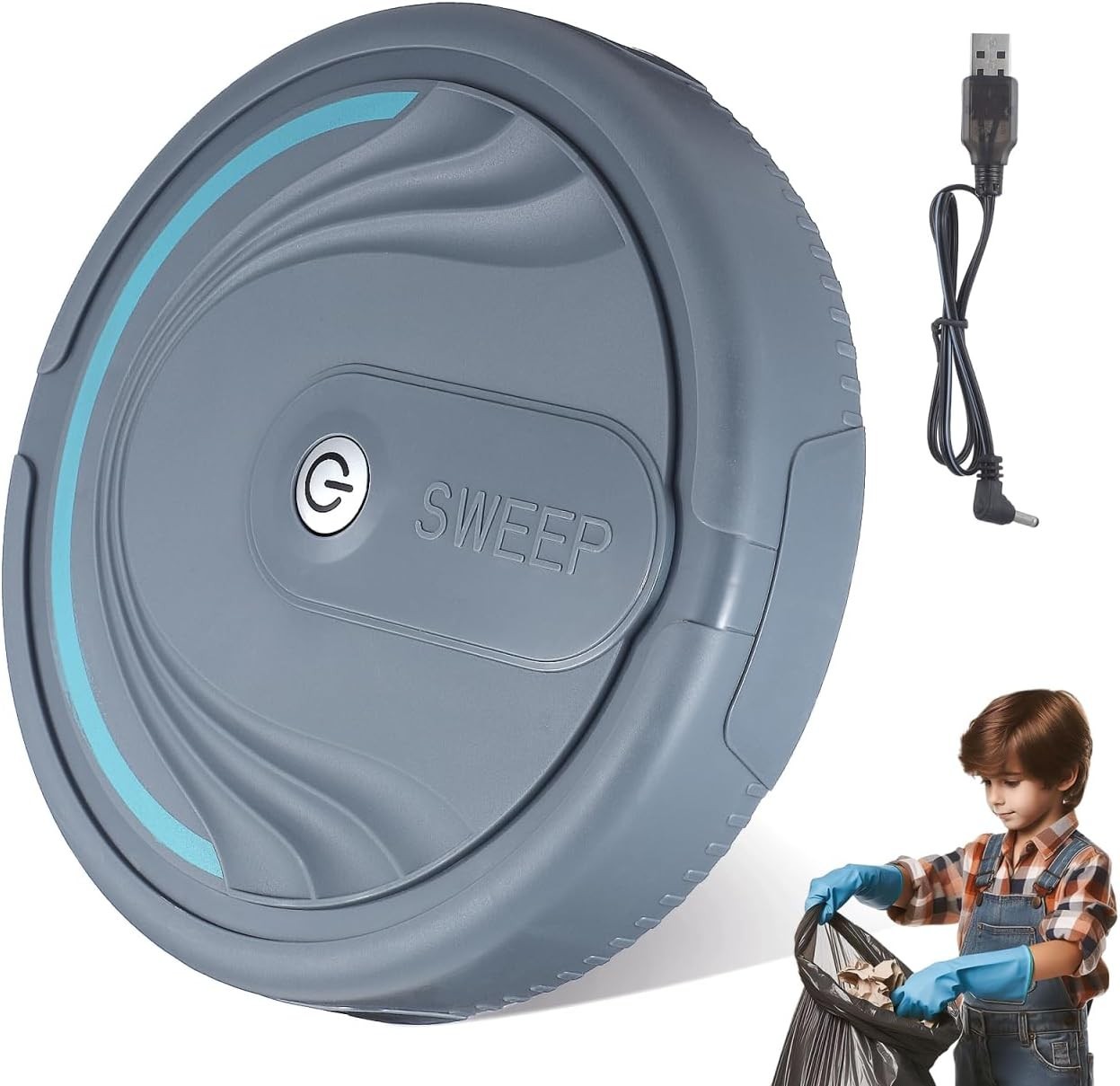 Kids Toy Handheld Vacuum Cleaner Role Play Toy for Kids Toddler Infant Boys