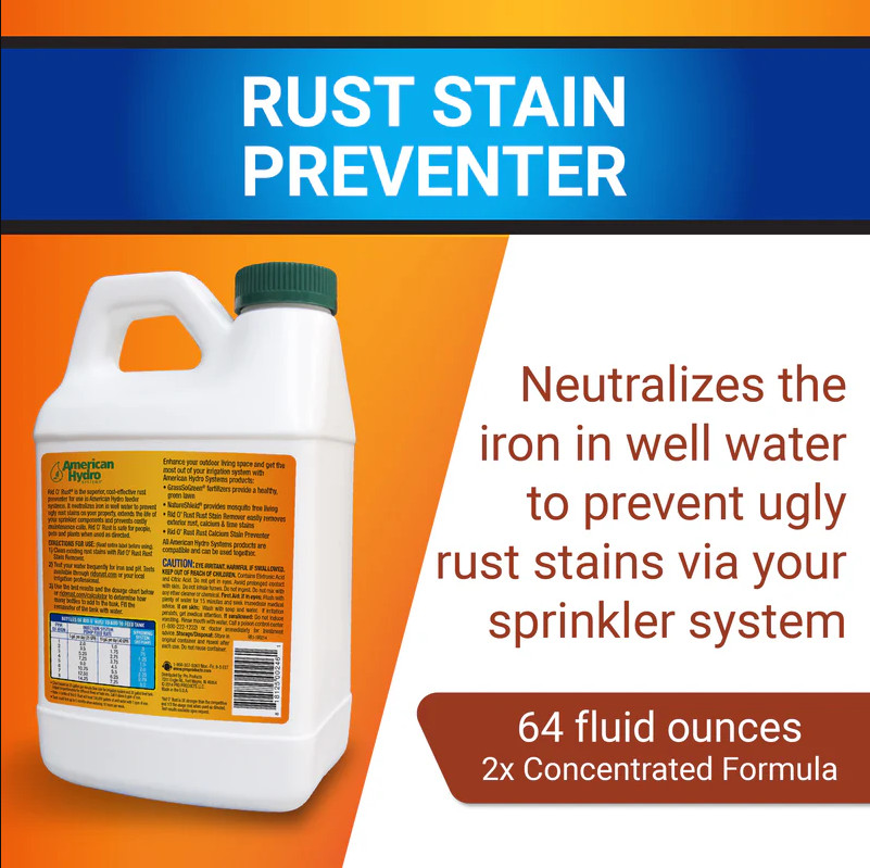 American Hydro Systems Rid O’ Rust 64 oz Rust Preventer (Pack of 4)