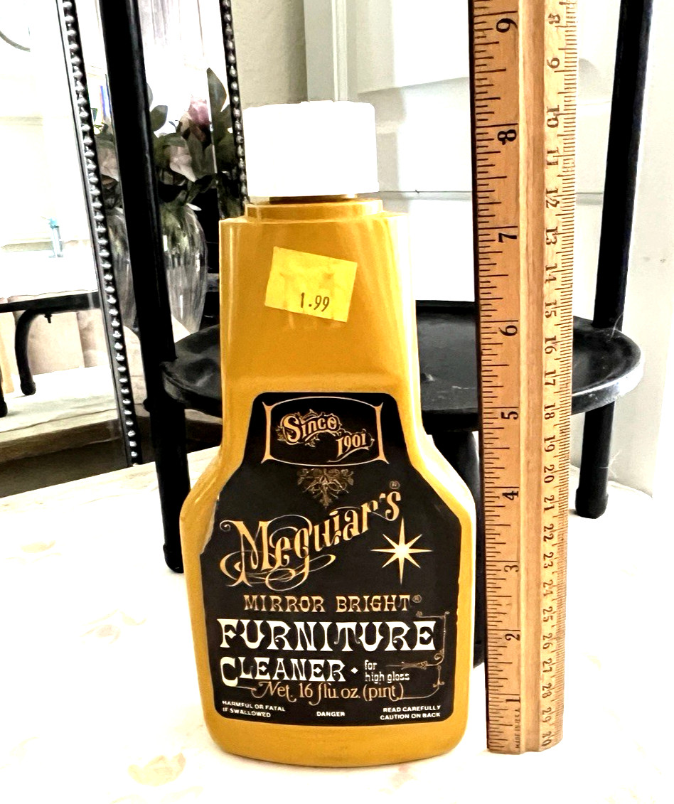 Meguiar’s Mirror Bright FURNITURE CLEANER 16 oz. -70% Full -Home Cleaners