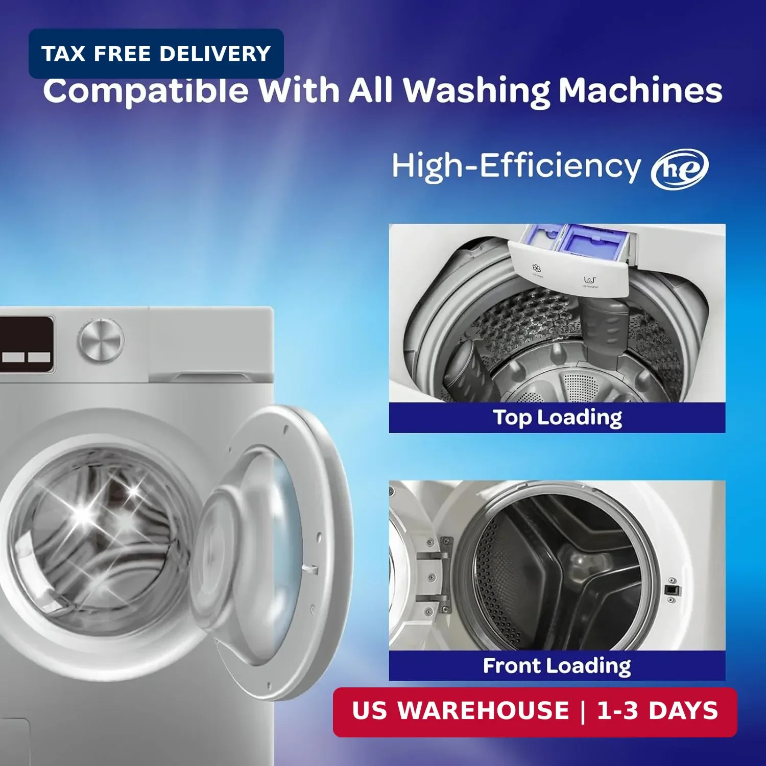 Washing Machine Cleaner Tablets 12 Pack, Formulated for Pet Owners, 8.5oz Washer