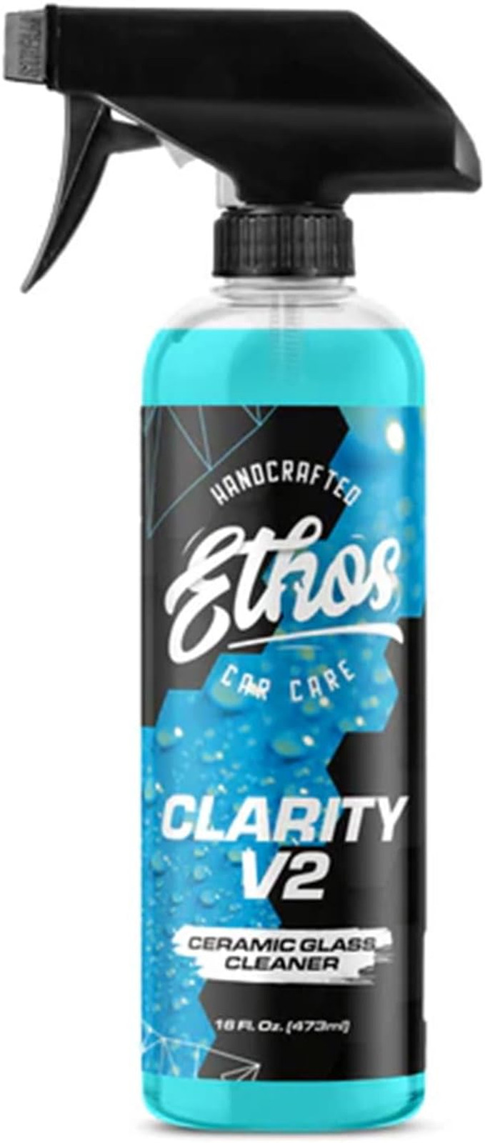 Ethos Clarity V2 – Streak-Free Ceramic Glass Cleaner & Water Repellent