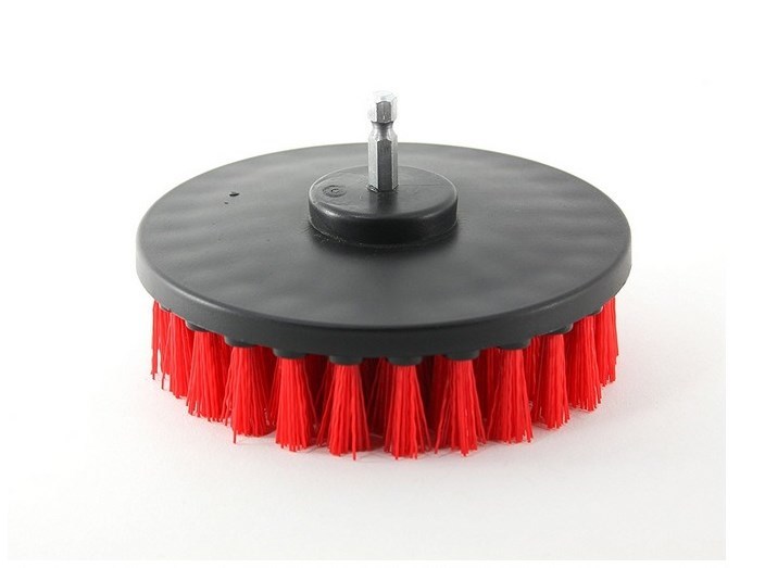 4inch 3 Piece Soft, Medium, Heavy Power Scrubbing Brush Drill Attachment