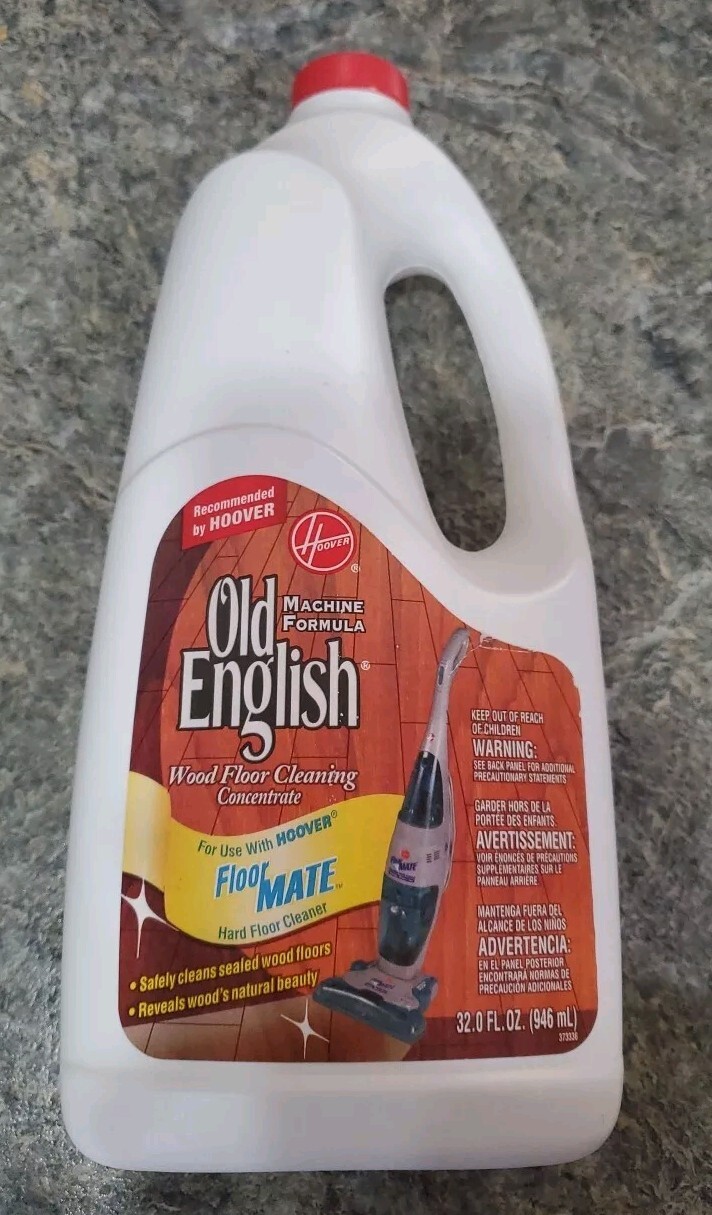 Hoover Old English Floormate Machine Formula Wood Floor Cleaner 32oz Discontinue
