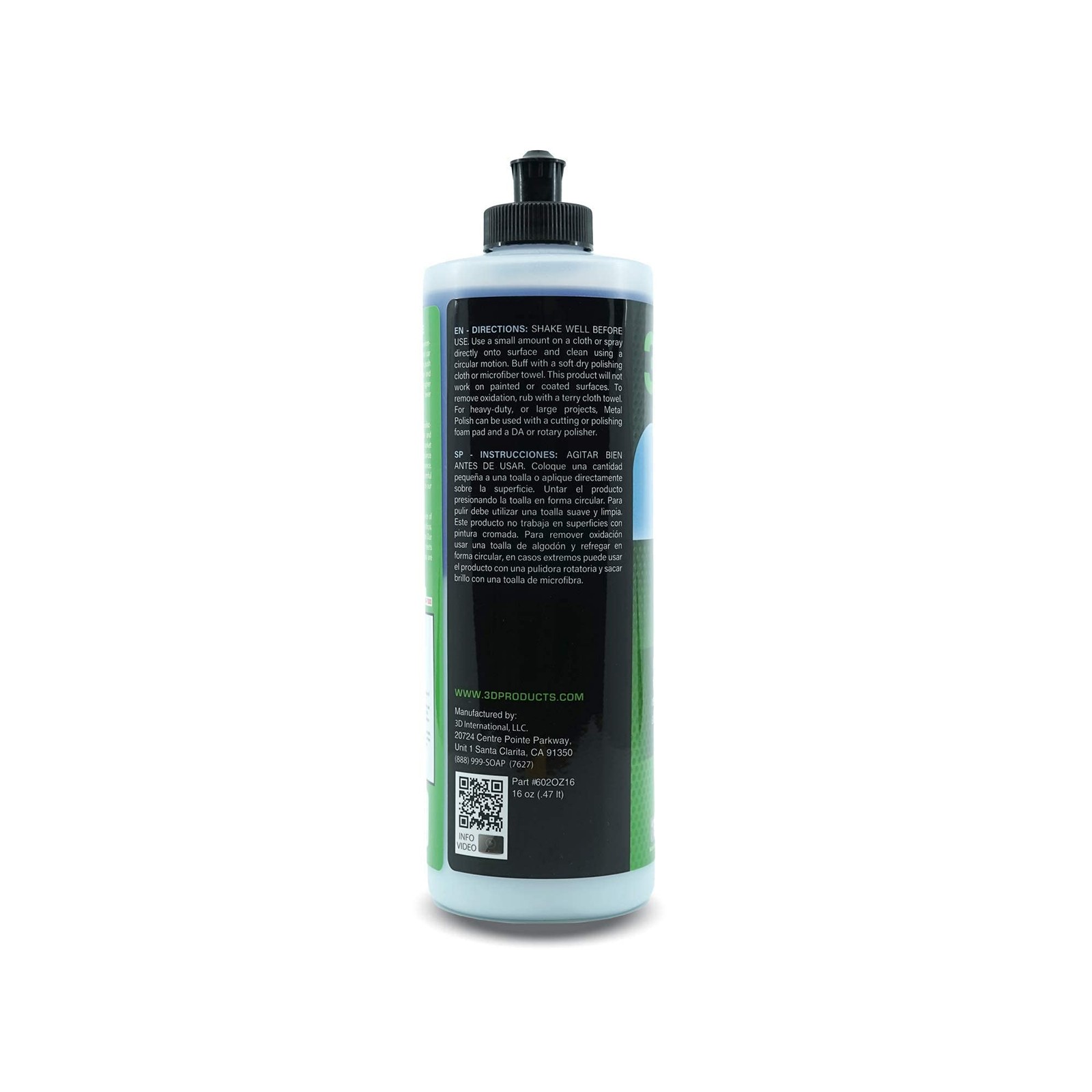 3D Metal Polish – Heavy Duty Multi Purpose Polish, Cleaner, Restorer and