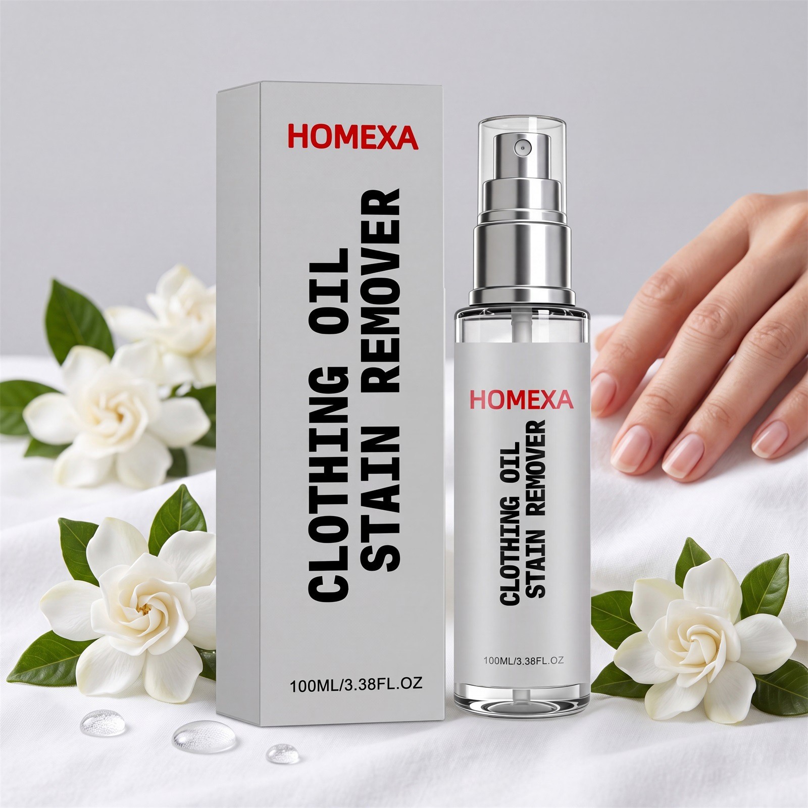 HOMEXA New Cross-Border Product Clothing Oil Stain Remover Spray – Gentle Cleani