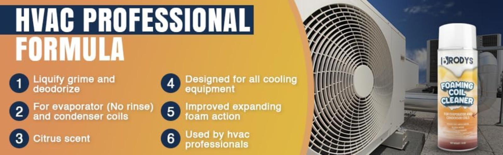 Foaming AC Coil Cleaner, No Rinse Formula 18oz, 1 Pack, Cleans | For A/C and …