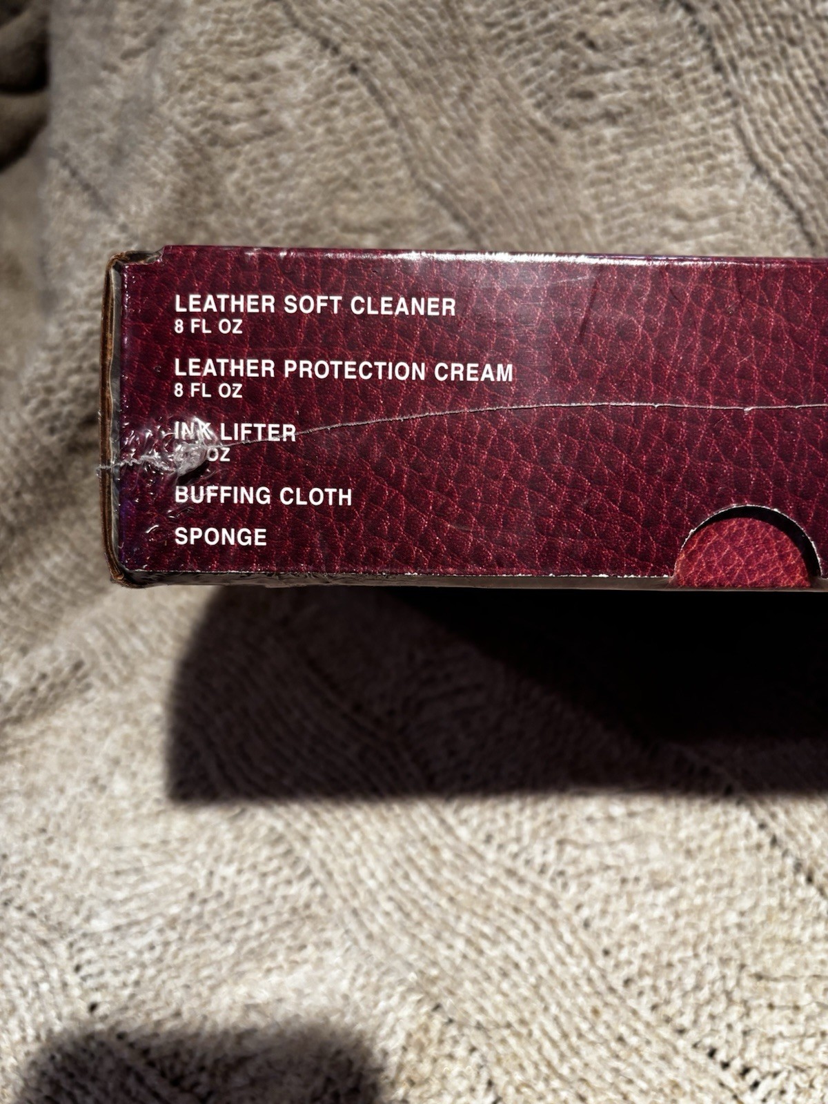 Leather Master Stainsafe Leather Care Kit Cleaner Cream Ink Lifter NEW Sealed