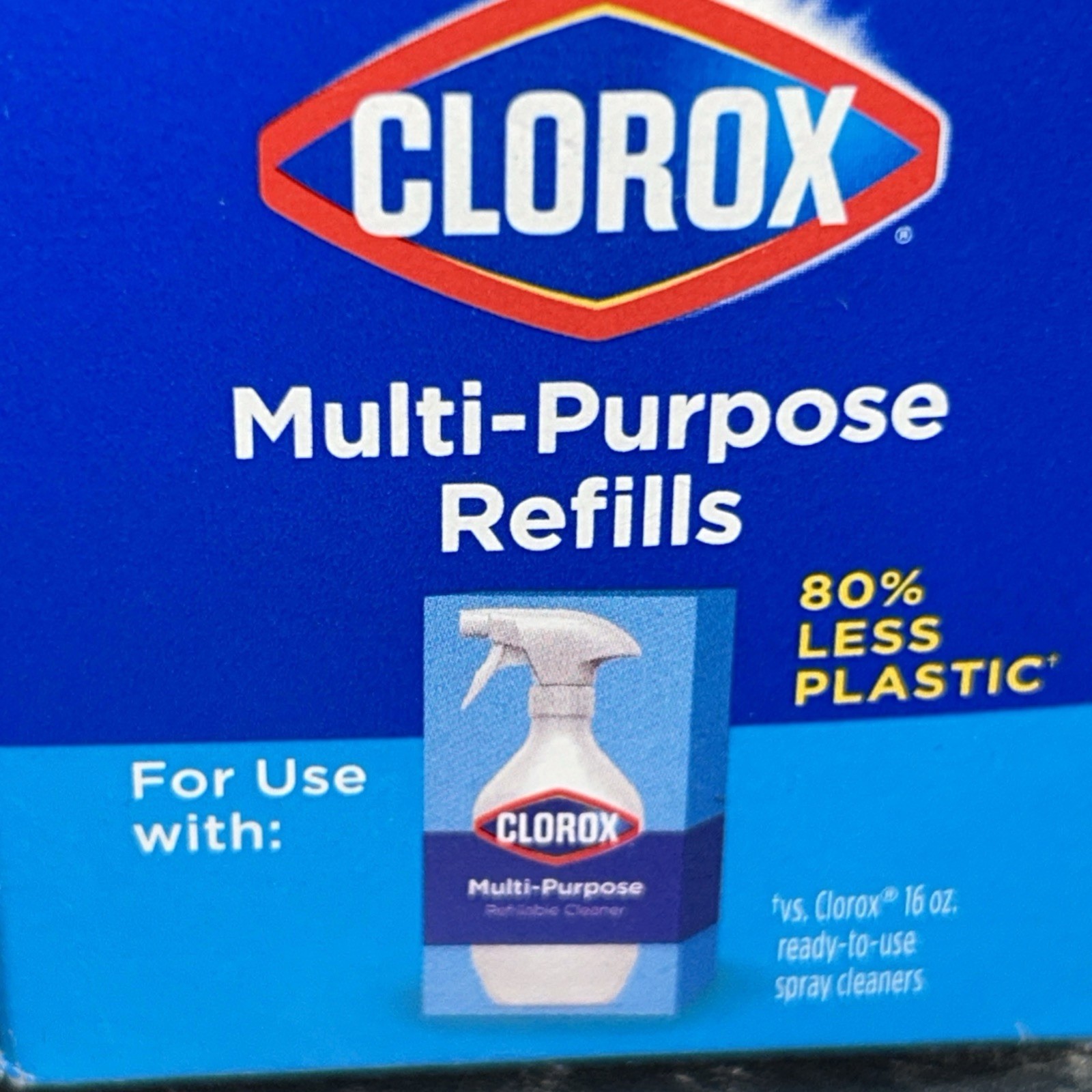 Clorox Multi-Purpose Spray Concentrate Refills, 3ct x 1.13 Fl Oz Citrus Grove