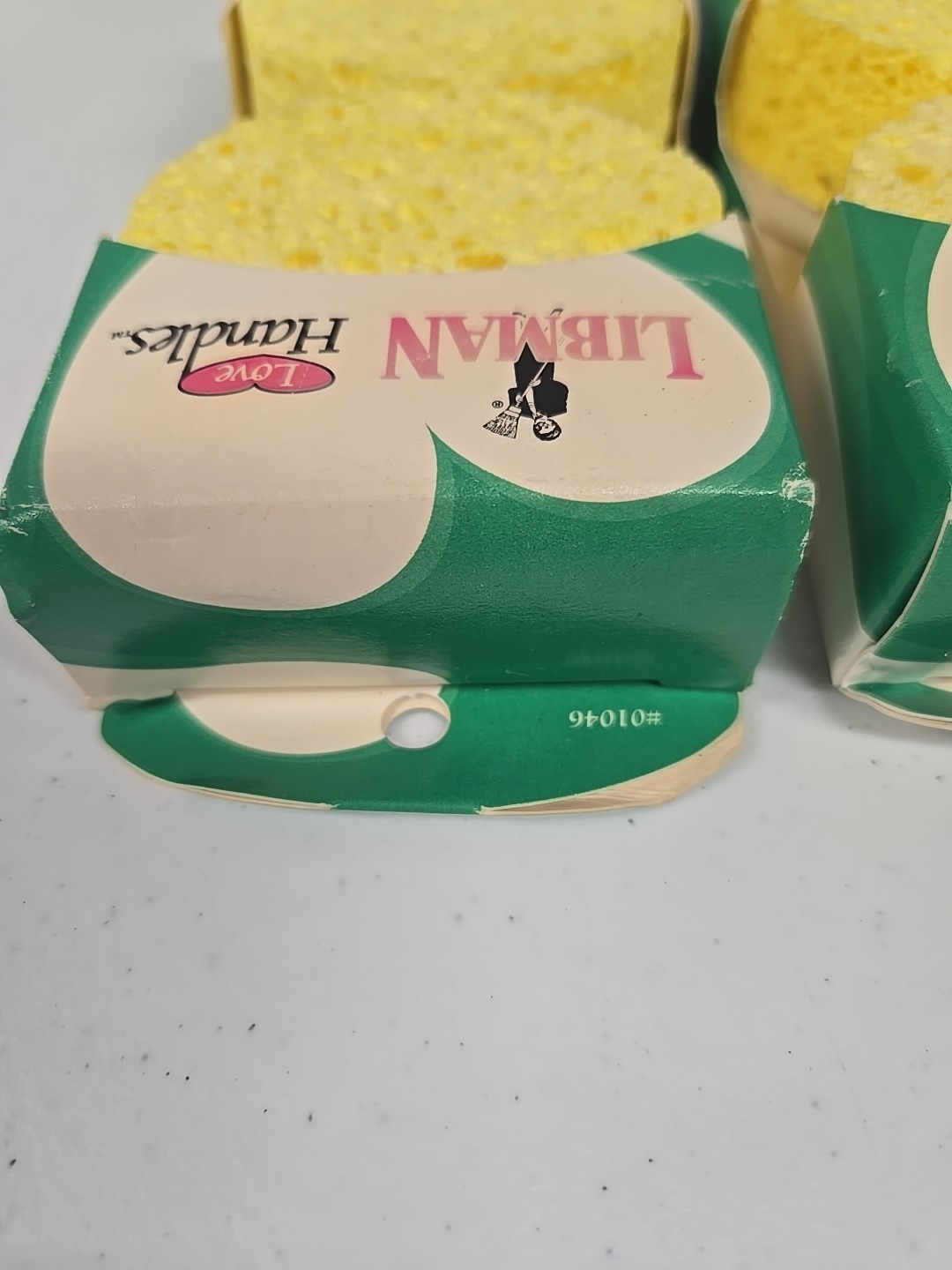 Libman Love Handles Vintage 2002 Cellulose Soap Dispenser Refill 3 Packs NOS