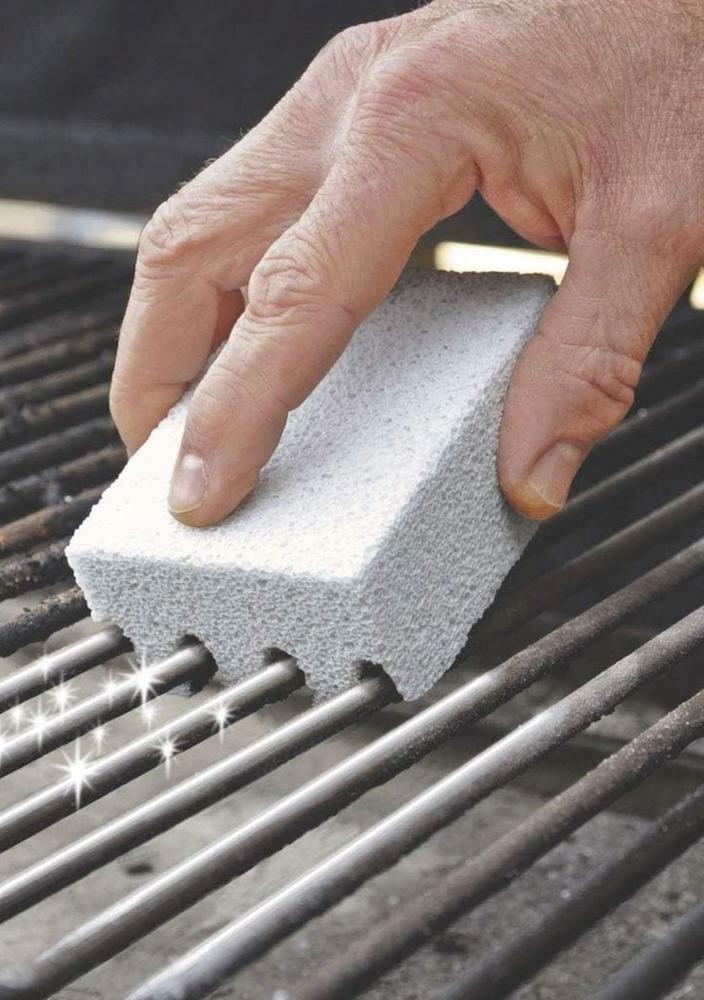 Pumice Stone Grill Cleaner Block Reusable or All-purpose Sink, Bathroom, Toilet