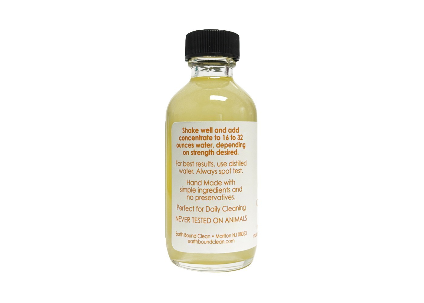 EARTH BOUND CLEAN All Purpose Cleaning Concentrate Kitchen Bathroom Non Toxic