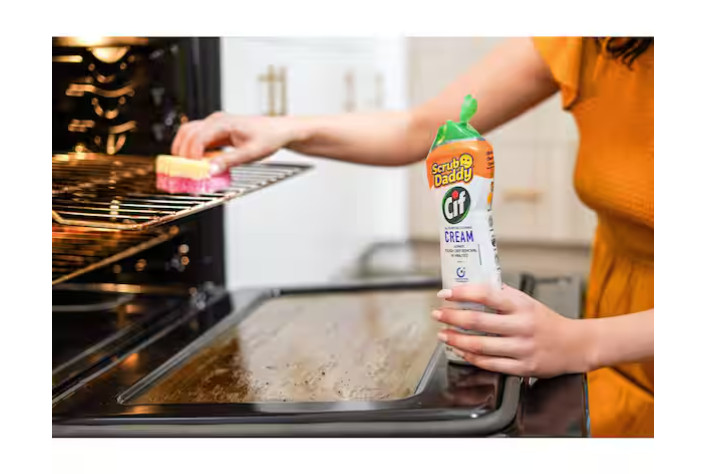 Scrub Daddy Cif All Purpose Cleaning Cream, Ultimate Tough Dirt Removal – 16.9oz