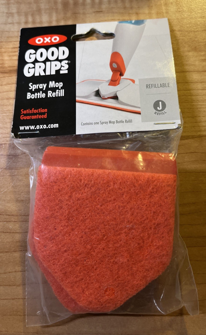 OXO Good Grips Spray Mop Bottle Scrubber J Refill 2-Pack 12170700