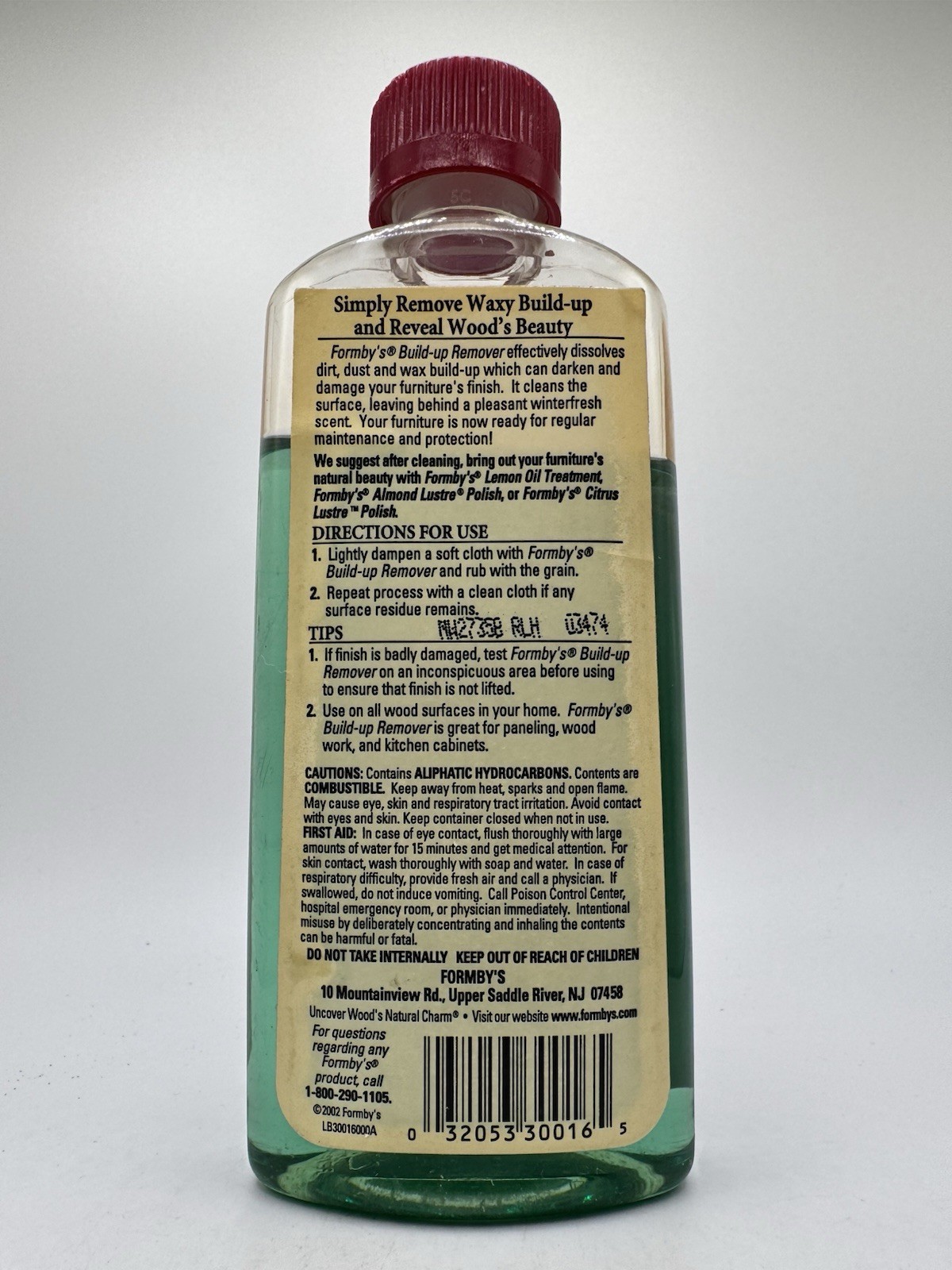 Vintage Deep Cleansing Build Up Remover For Wood Paneling Cabinets 8 oz 75% Full
