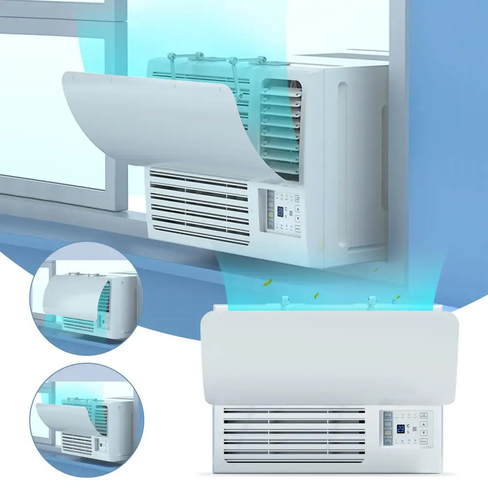 Window Type Chiller Windshield Wind Deflector Hood Air Conditioner Baffle Cover