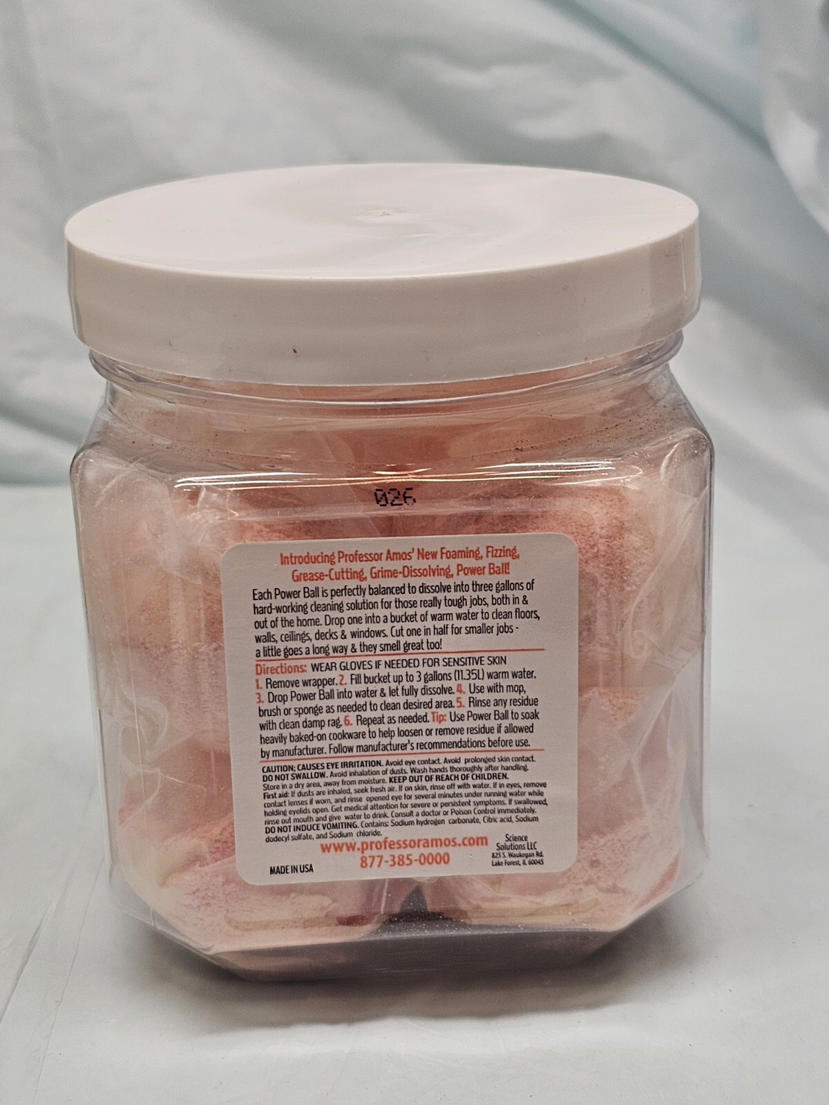 Professor Amos Concentrated Power Balls Citrus Zest Scent Pack 8 Count Pack