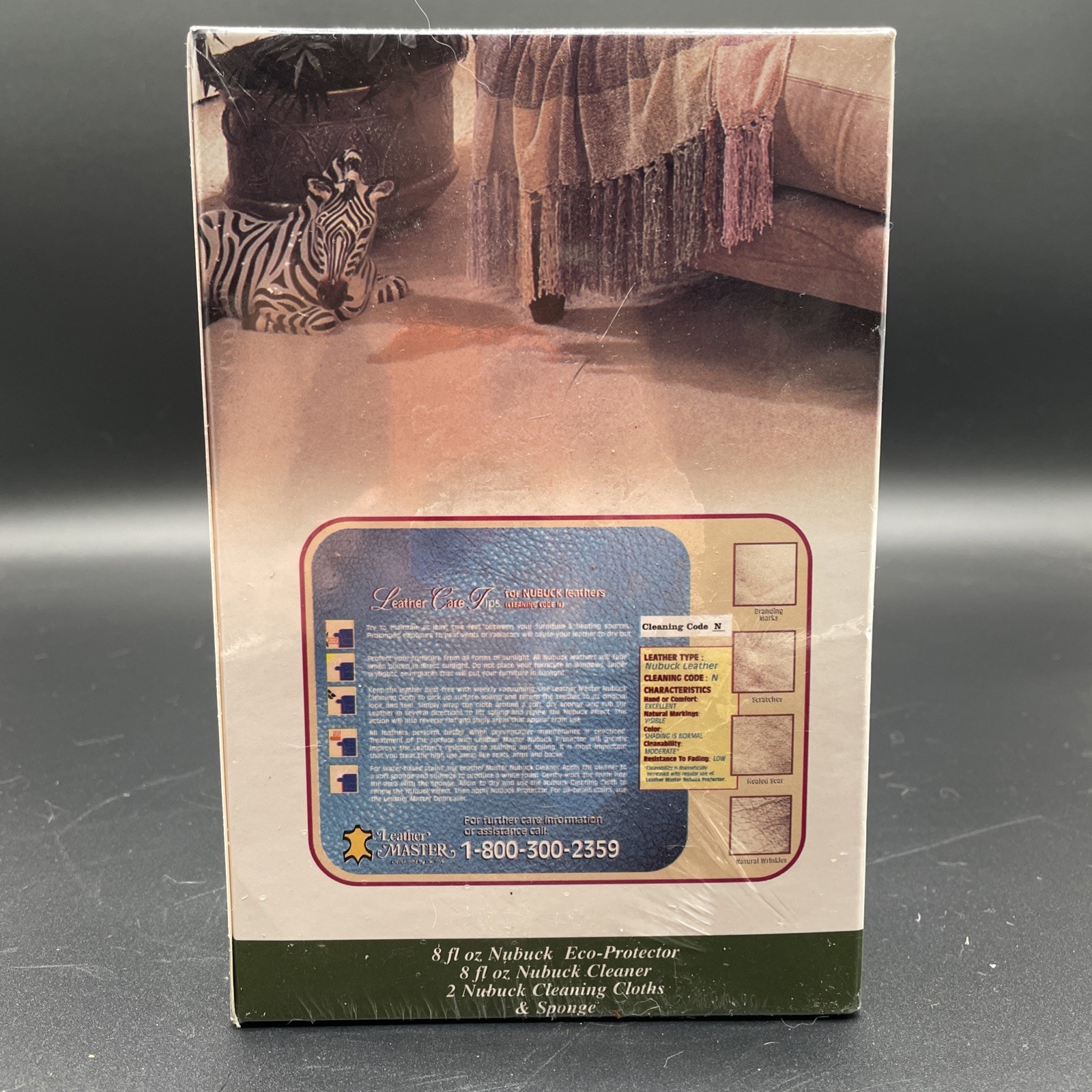 Brand New Stainsafe Nubuck Leather Care Protection Program Leather Master NIB
