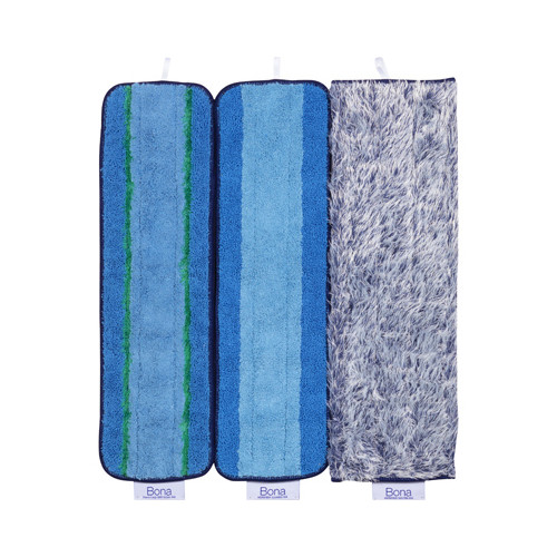 Bona AX0003496 Microfiber Deep Clean Floor Pad, 3-Pk. – Quantity 1