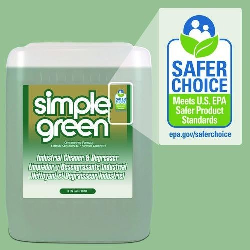 Simple Green Industrial Cleaner and Degreaser, Concentrated, 5 gal, Pail
