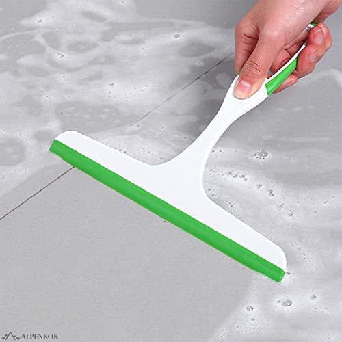 4 Pack Shower Squeegee for Glass Doors Tiles Mirrors Car Windows, 9.5 Inch