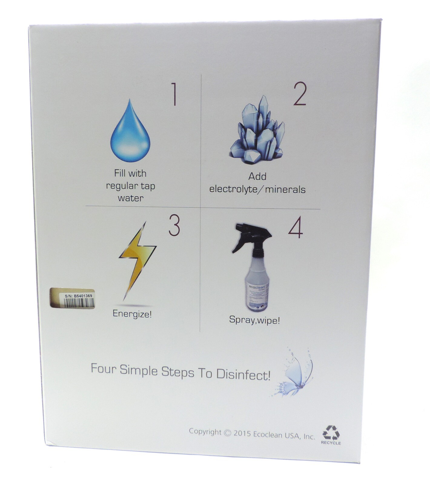 Geneon Trio Rx / Ecoclean Genesis Hypochlorous Acid Disinfectant Maker Generator