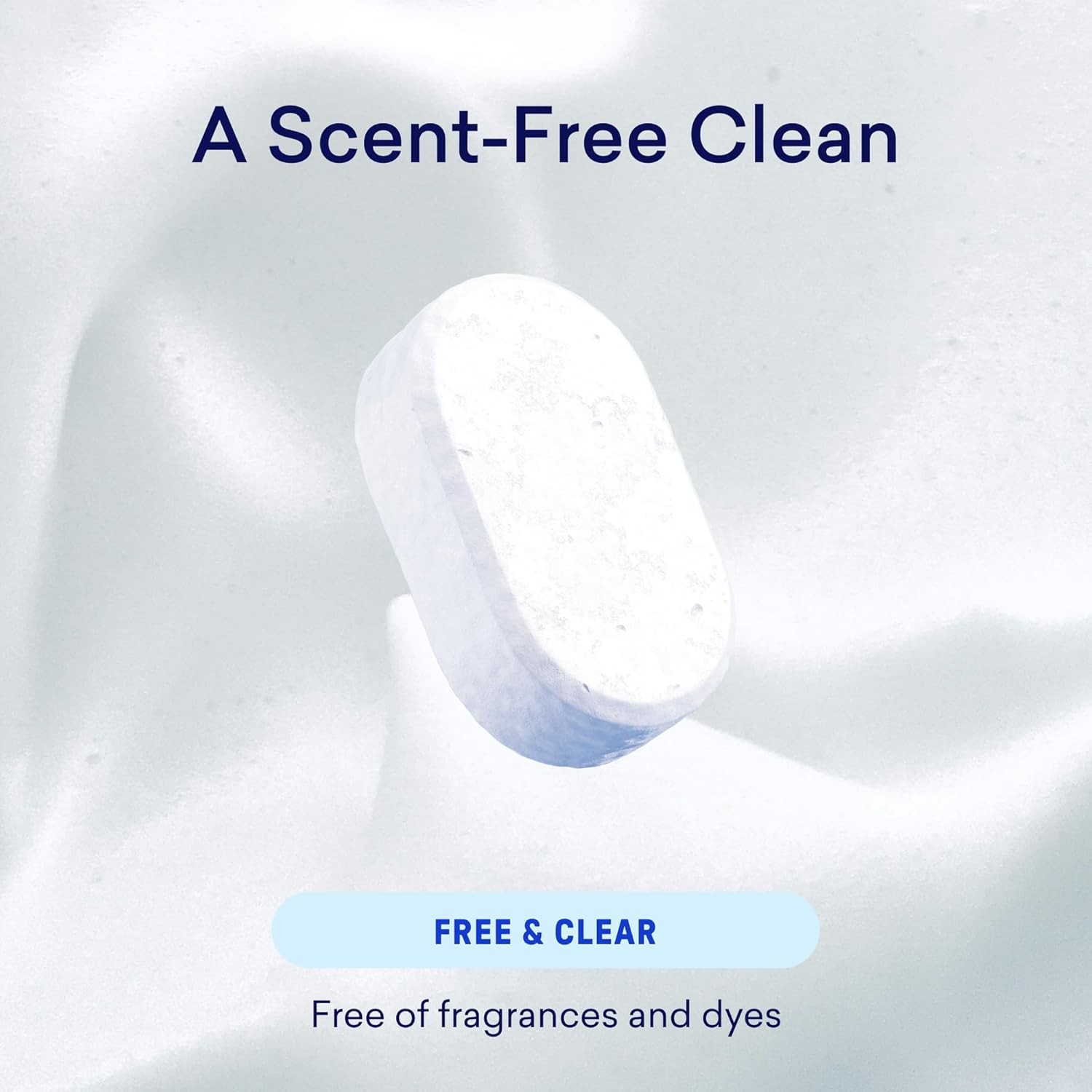 100 Plastic-Free Dishwasher Detergent Tablets 60 Count Free & Clear Eco-Friendly