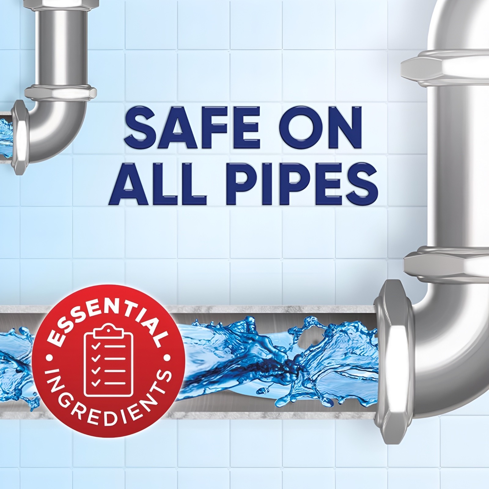 Drano Balance Drain Clog Remover & Cleaner – Non-Corrosive Formula (Safe on All)