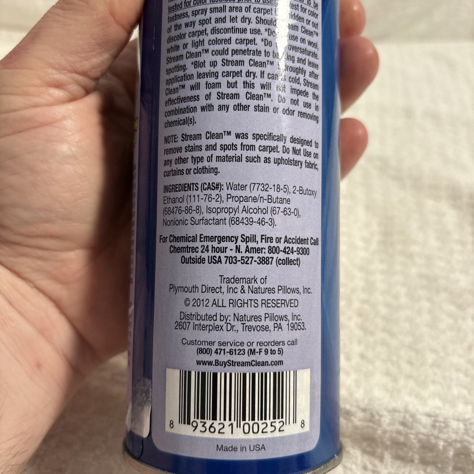 Urine Gone Stream Clean As Seen On Tv Super Rare HTF NOS 18oz