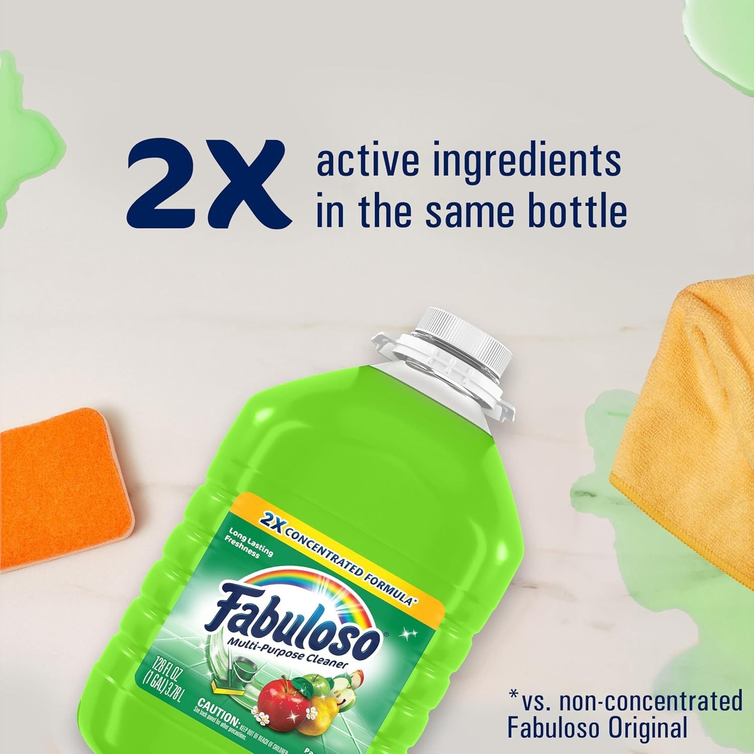 Multi-Purpose Cleaner, 2X Concentrated Formula, Passion of Fruits Scent, 128 …