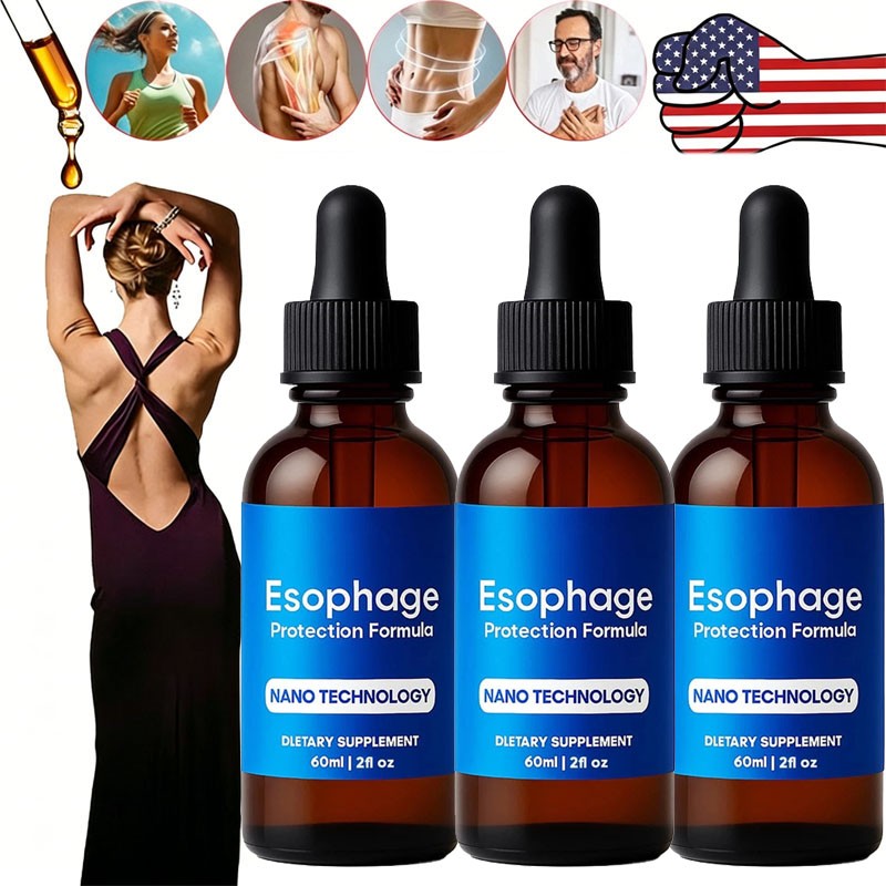 3x Nano Powered Esophageal Drops 60ML Stomach Digestive Support Drops 2oz