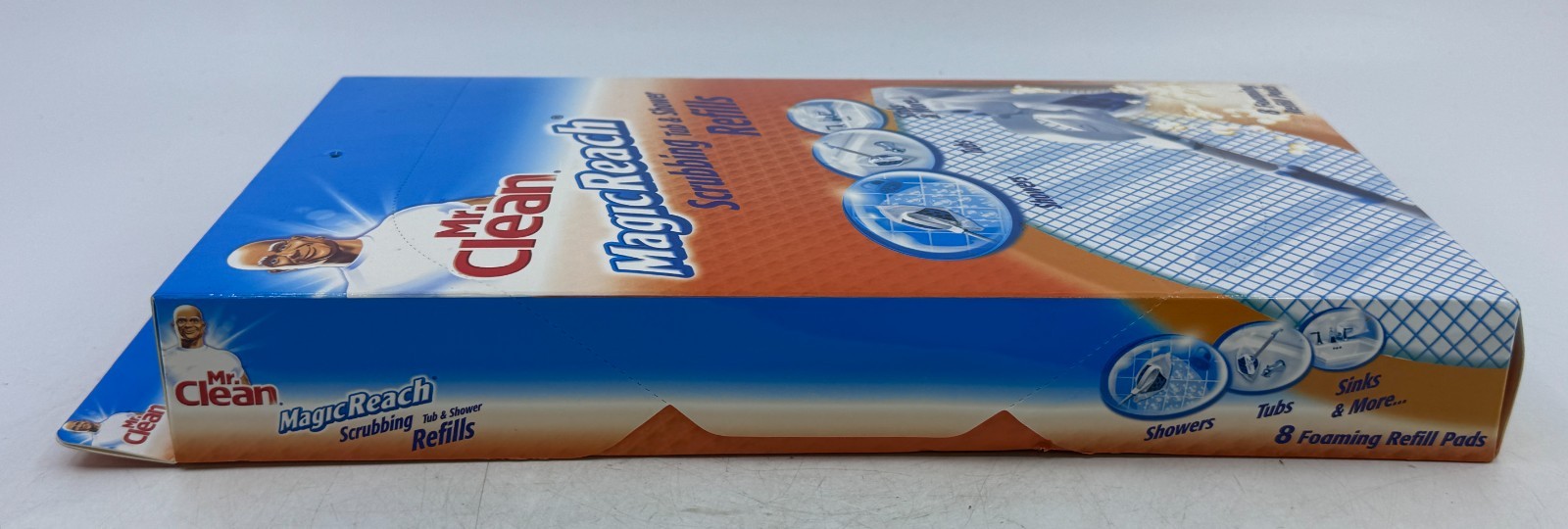 Mr. Clean Magic Reach Scrubbing Tub Shower Refills 8x Foaming Refill Pads