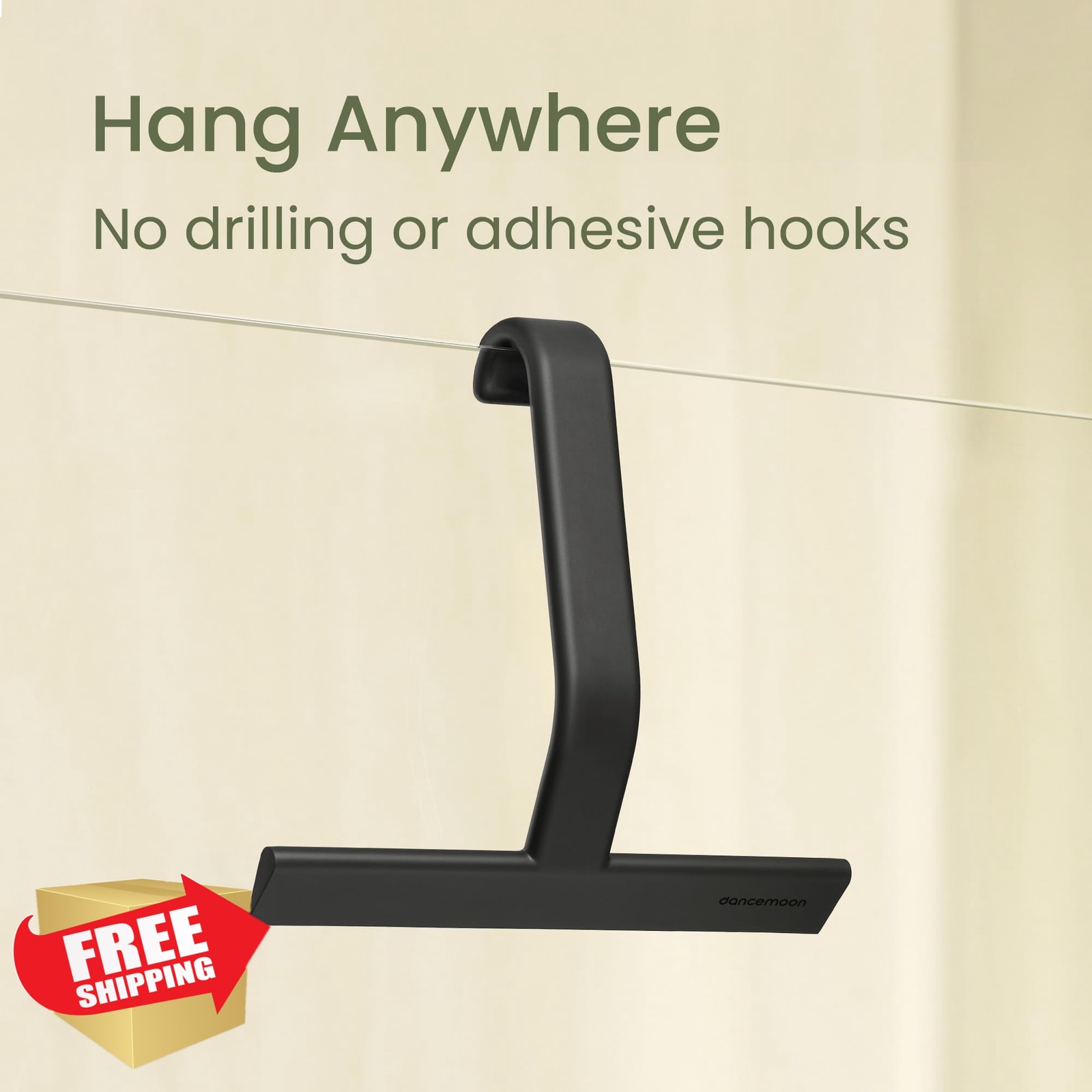 dancemoon Squeegee Black 10 Inches