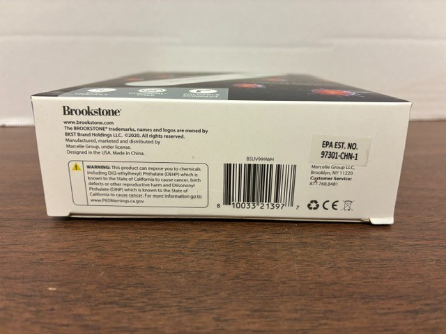 Brookstone UVC Handheld Sanitizing Light Chemical Free – Kills 99.9% of Germs