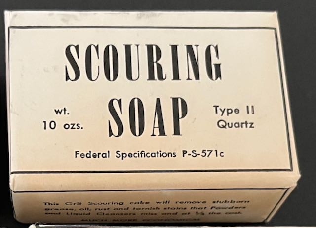 Vintage Bar DAY & FRICK GRIT SCOURING SOAP Cleans Tub Sink Copper Fixtures
