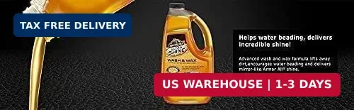 Armor All Ultra Shine Car Wash and Car Wax,Cleaning Fluid for Cars,Trucks,Motorc