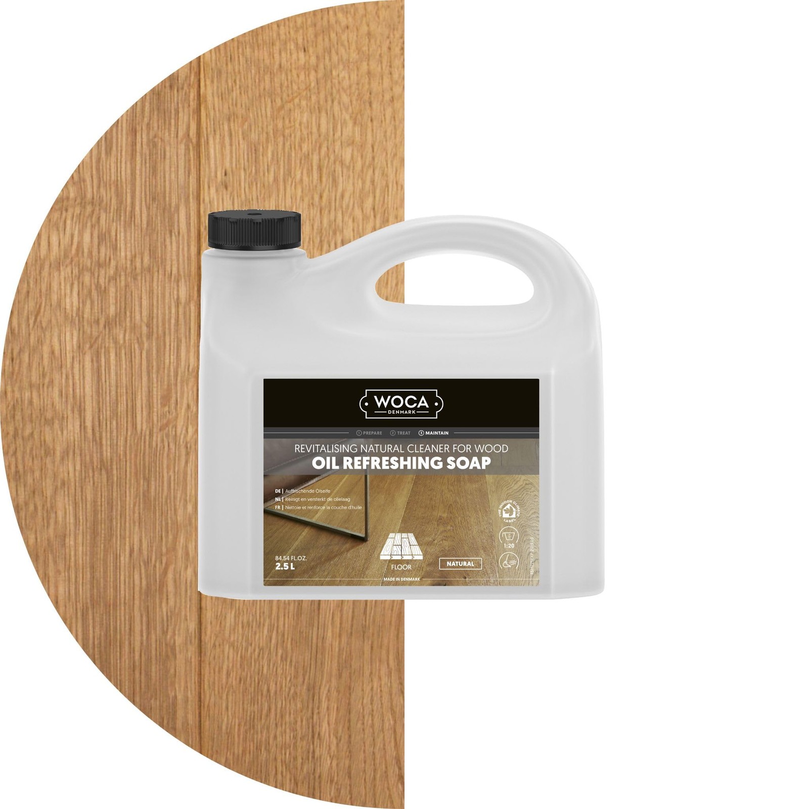 Eco Friendly Wood Cleaner 84.54 Fl Oz Natural Oil Refresher For Wood Surfaces