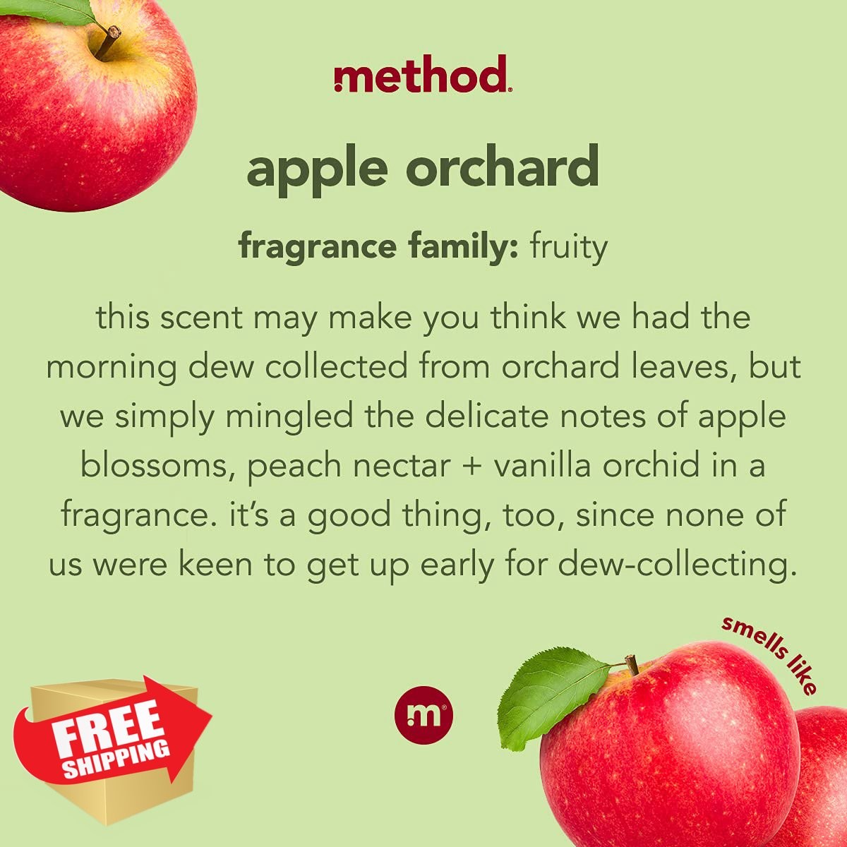 Method Granite Cleaner Apple Orchard 28oz Pack of 8