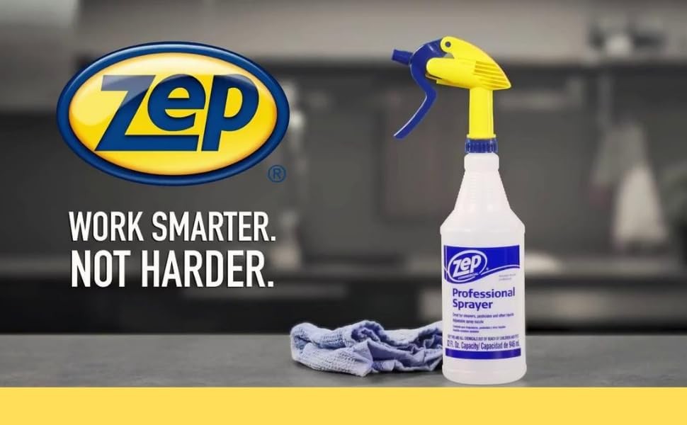 Zep Professional Sprayer Bottle – 32 oz (Case of 36) – HDPRO36 – Versatile Adj