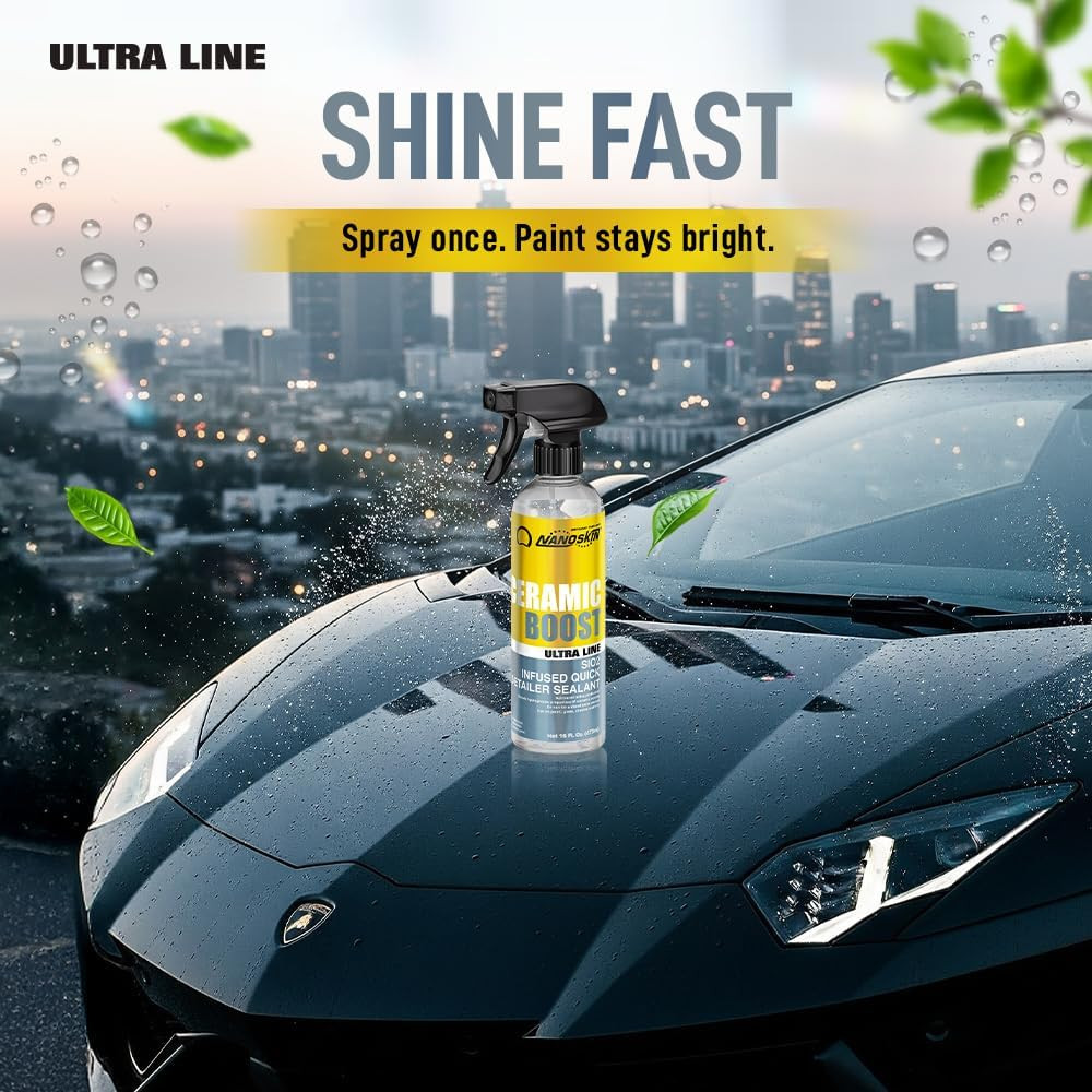Ultra Line Ceramic Boost 1 Gallon – DIY Sio2 Spray Sealant for Finishes and Cera