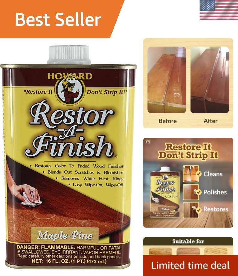 Revitalize Your Wood with Howard’s Restor-A-Finish in Maple-Pine – Easy Touch-Up
