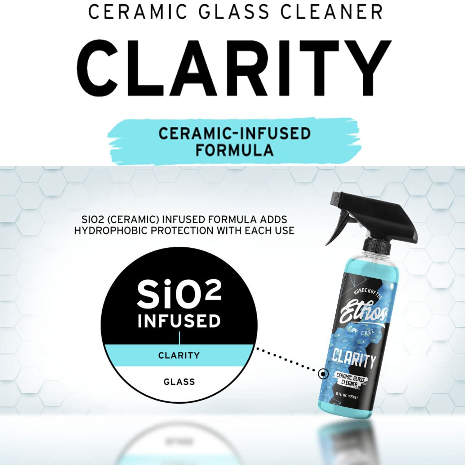 Ethos Clarity V2 Ceramic Glass Cleaner 16 Oz