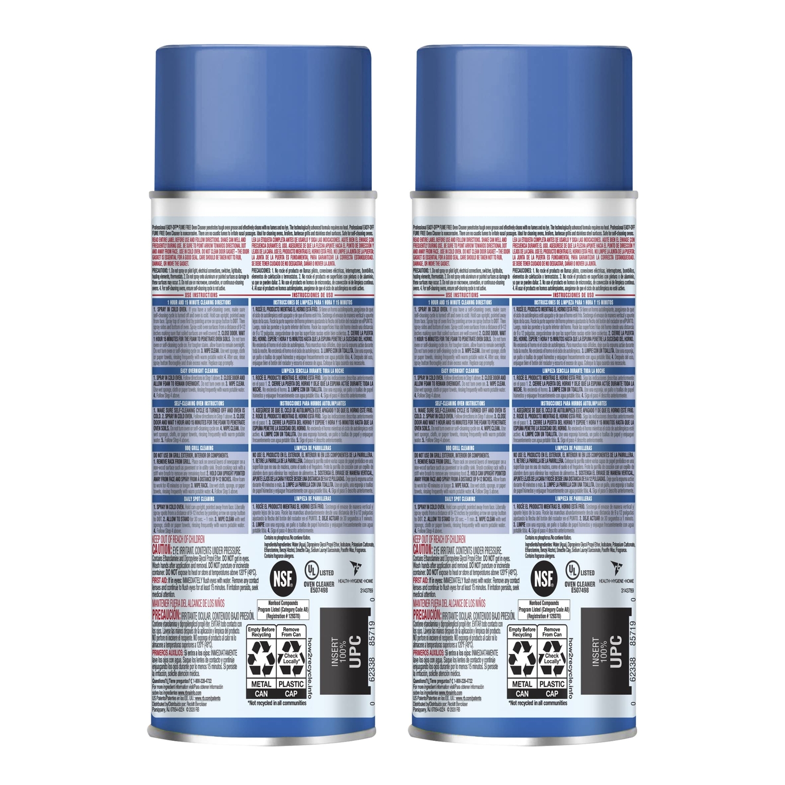 Pro Fume Free Oven Cleaner Destroys Tough Burnt on Food and Grease Lemon Scen…