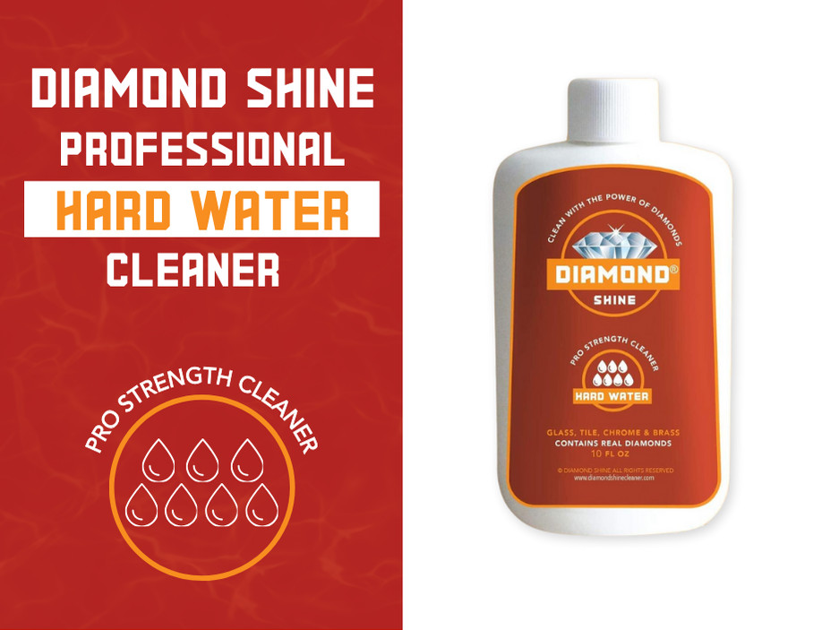 Diamond Shine Hard Water Cleaner 3 – Piece Combo Pack w/ Drill Brushes