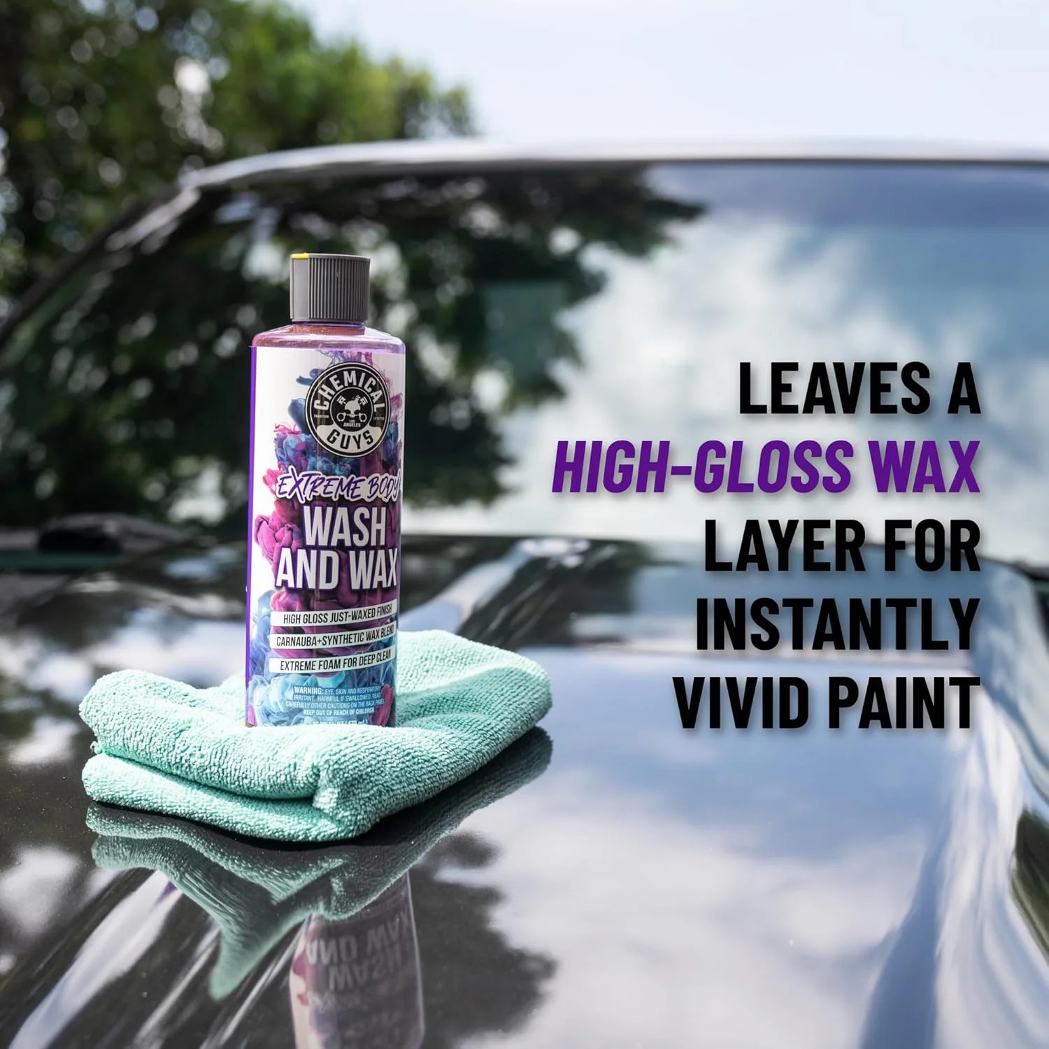 Car Wash Soap – Soap for Foam Cannons, Foam Guns or Bucket Washes for Cars, 16oz