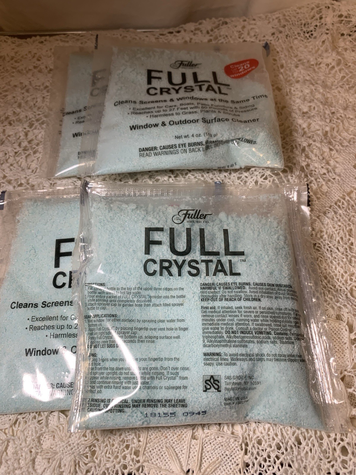 Fuller Full Crystals Refill Kit 4- 4oz