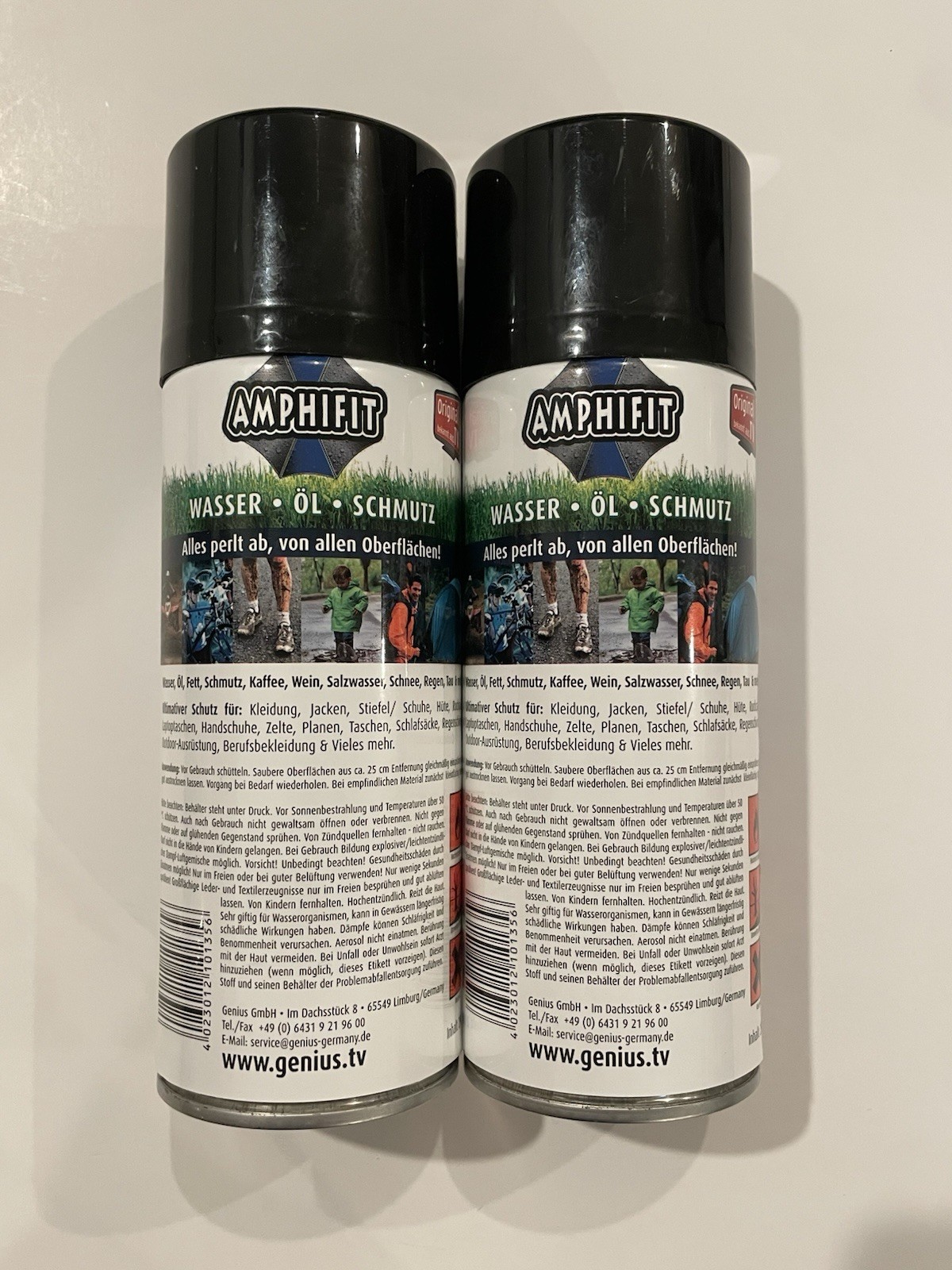 AMPHIFIT Water Repellent Spray 10.5 oz. Fabric Protector And More!