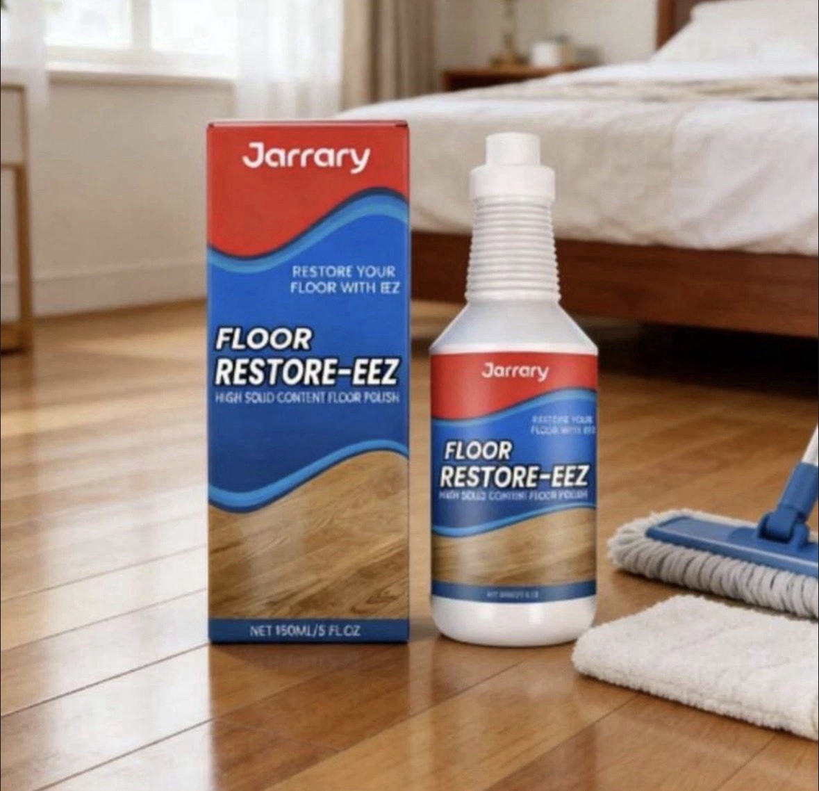 Jarray Floor Restore-eez 5fl oz High Solid Content Floor Polish Lot Of 3 5 Oz Ea