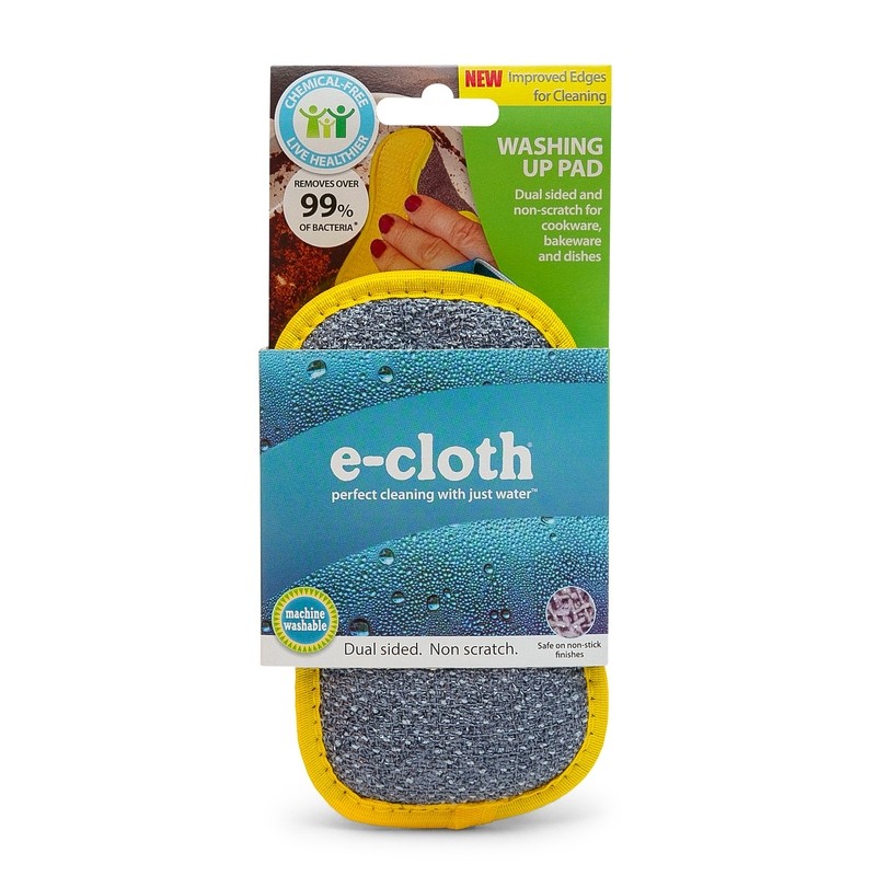 E-Cloth Washing Up Medium Duty Scrubbing Pads For All Purpose 6 ” L (5-Pack)