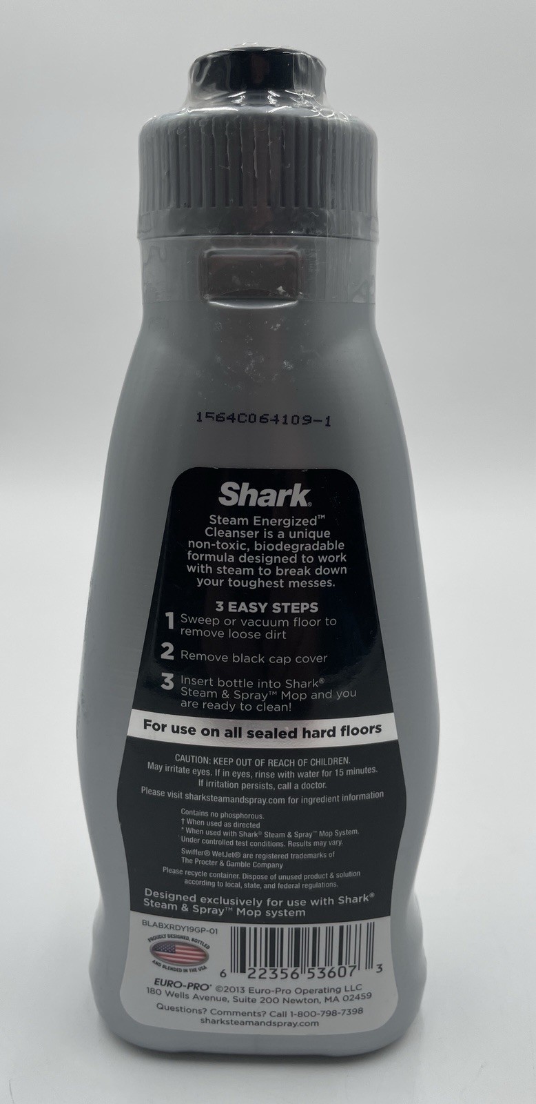 Shark Steam Spray Mop Energized Cleanser Multi Floor Waterfall Fresh 20 FL OZ