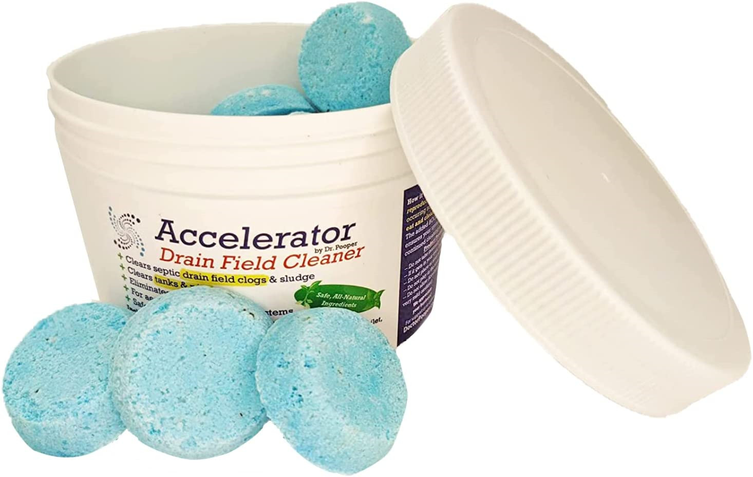 Drain Field Cleaner by Dr. Pooper – Clears Septic System Leach & Drain Field of